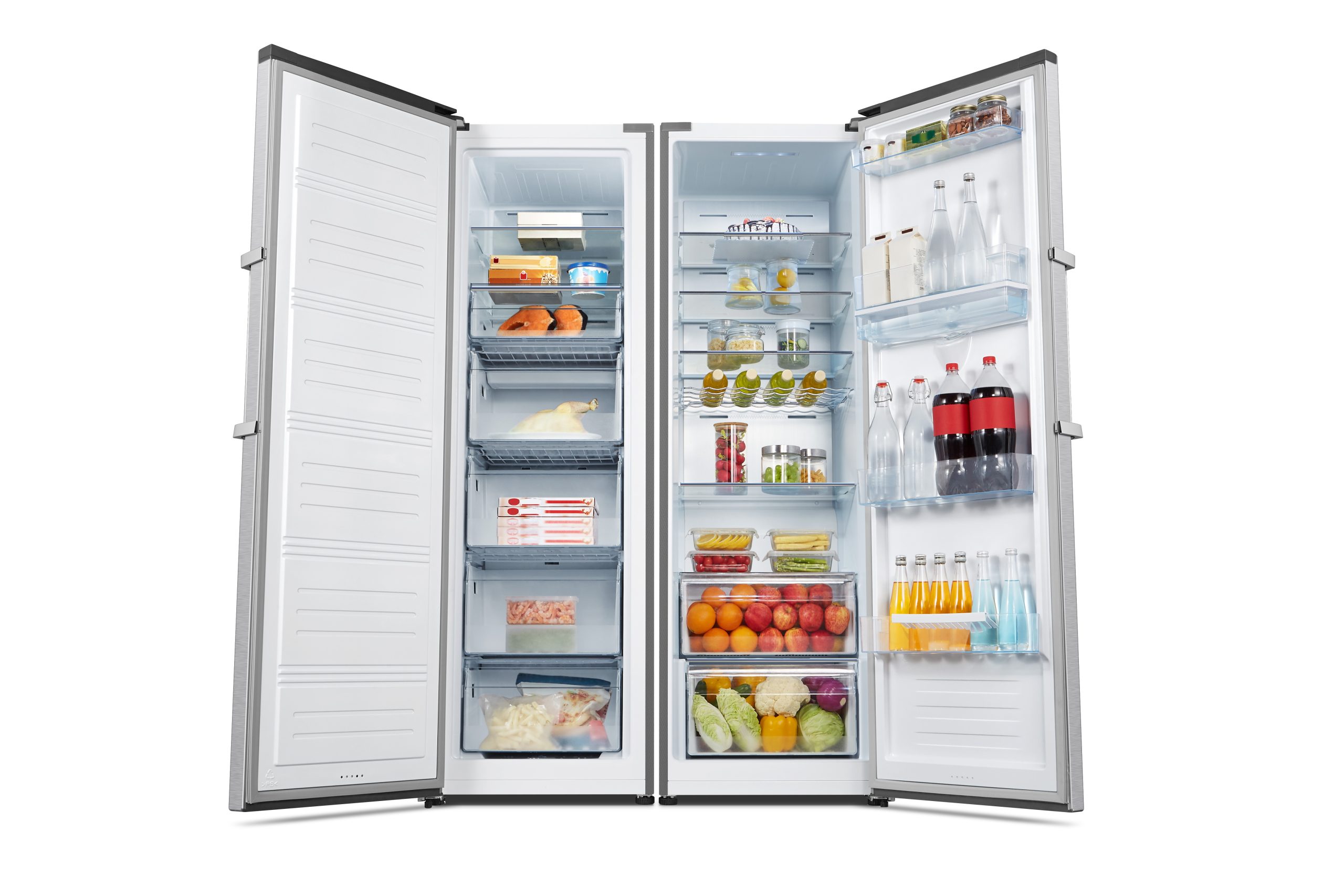 یخچال فریزر دوقلو هایسنس سفید مدل RS370W