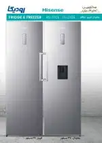 یخچال فریزر دوقلو هایسنس سیلور مدل RS370S