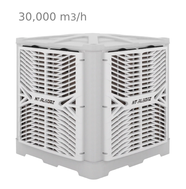 01K1WXTCASAFCYN8GXK6N0G4M0 کولر آبی نیرو تهویه البرز صنعتی 25000 پایین زن TYPHOON6/250D - Image 1