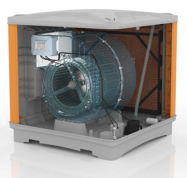 کولر سلولزی پلیمری بالازن نیرو تهویه البرز مدل BCU-55 - Image 4