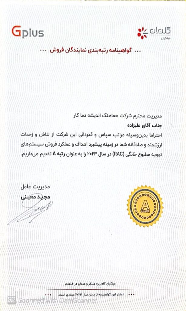 رتبه یندی گلدیران