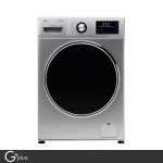 ماشین لباسشویی جی پلاس 9 کیلویی مدل GWM-K945S رنگ استیل