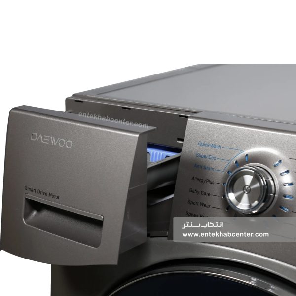 ماشین لباسشویی دوو سری پریمو وی 8 کیلویی مدل DWK-8543V رنگ تیتانیوم - Image 5