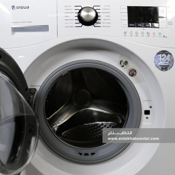 ماشین لباسشویی اسنوا سری اکتا 8 کیلویی مدل SWM-84506 رنگ سفید - Image 3
