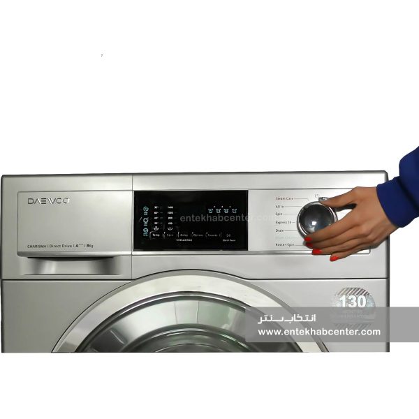 ماشین لباسشویی دوو سری کاریزما 8 کیلویی مدل DWK-8442 S - Image 2