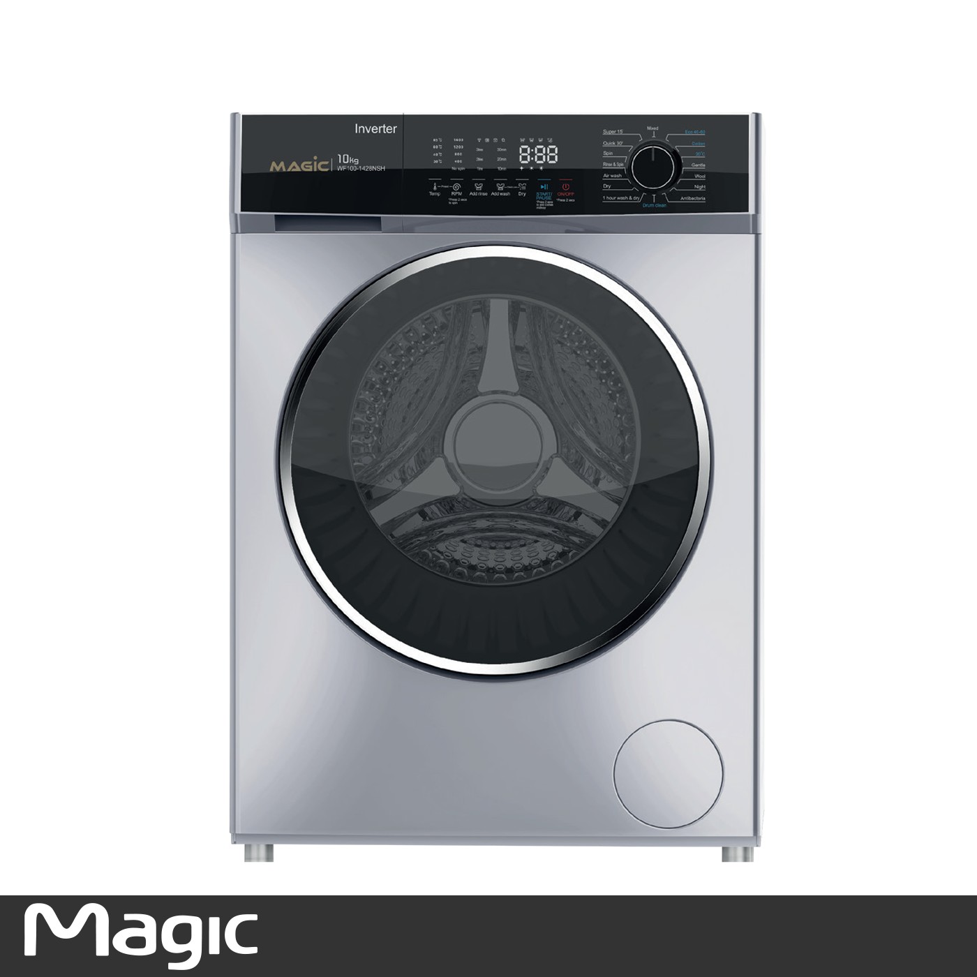 1662467861 ماشین لباسشویی مجیک 10 کیلویی مدل WF100-1428-S - Image 1
