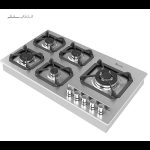 اجاق گاز صفحه ای داتیس 5 شعله مدل DS 523 - Image 3