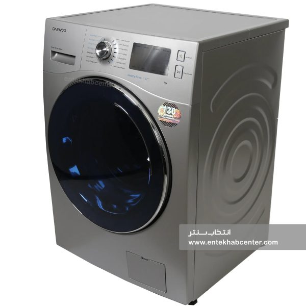 ماشین لباسشویی دوو سری پریمو 9 کیلویی مدل DWK-PR980S رنگ نقره ای - Image 2