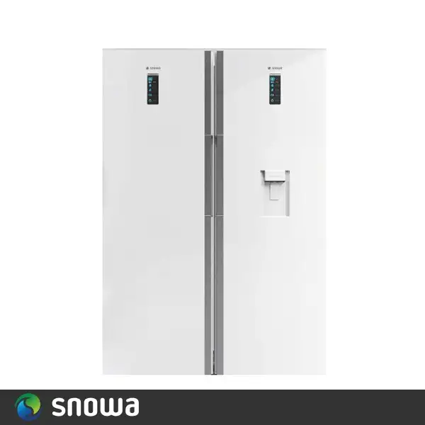 1681212314 یخچال فریزر دوقلو اسنوا سری هایپر 38 فوت مدل SN6-SN5-1019GW رنگ سفید متالیک - تصویر 1