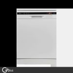 ماشین ظرفشویی جی پلاس 13 نفره مدل GDW-M1352W رنگ سفید