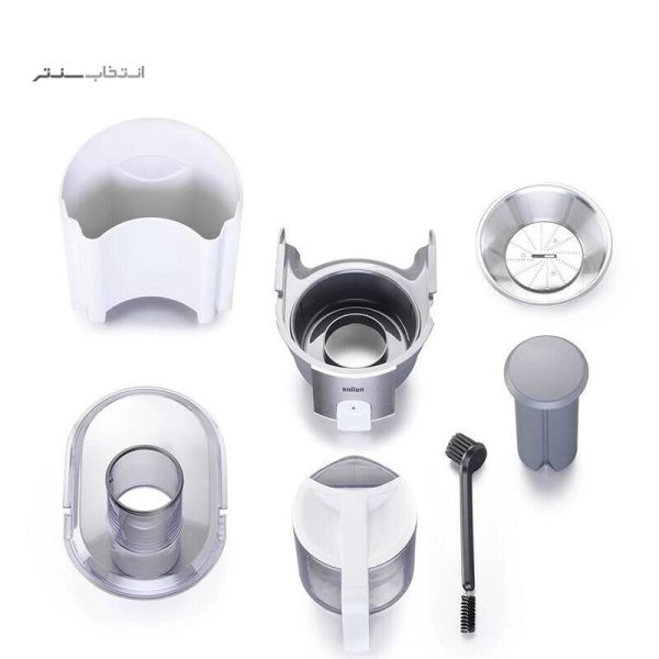 آبمیوه گیری براون مدل J500 سفید استیل - Image 3