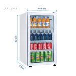 یخچال تک ایستکول سری شوکیس 5 فوت مدل TM-29580-CS رنگ سفید - Image 4