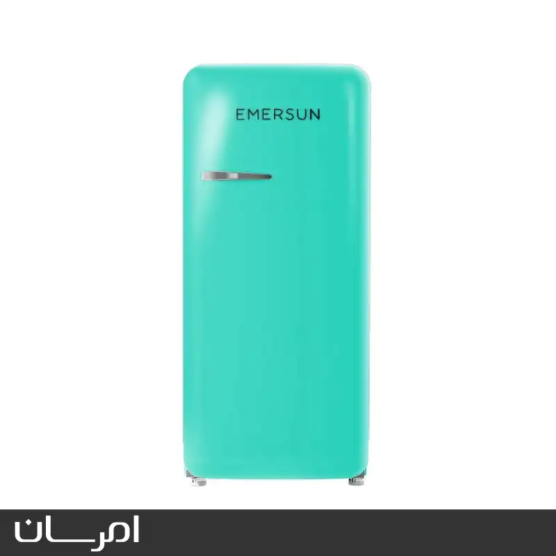 1703058742 یخچال تک امرسان 10 فوت کلاسیک مدل HRI1060T-CLA رنگ فیروزه ای - تصویر 1