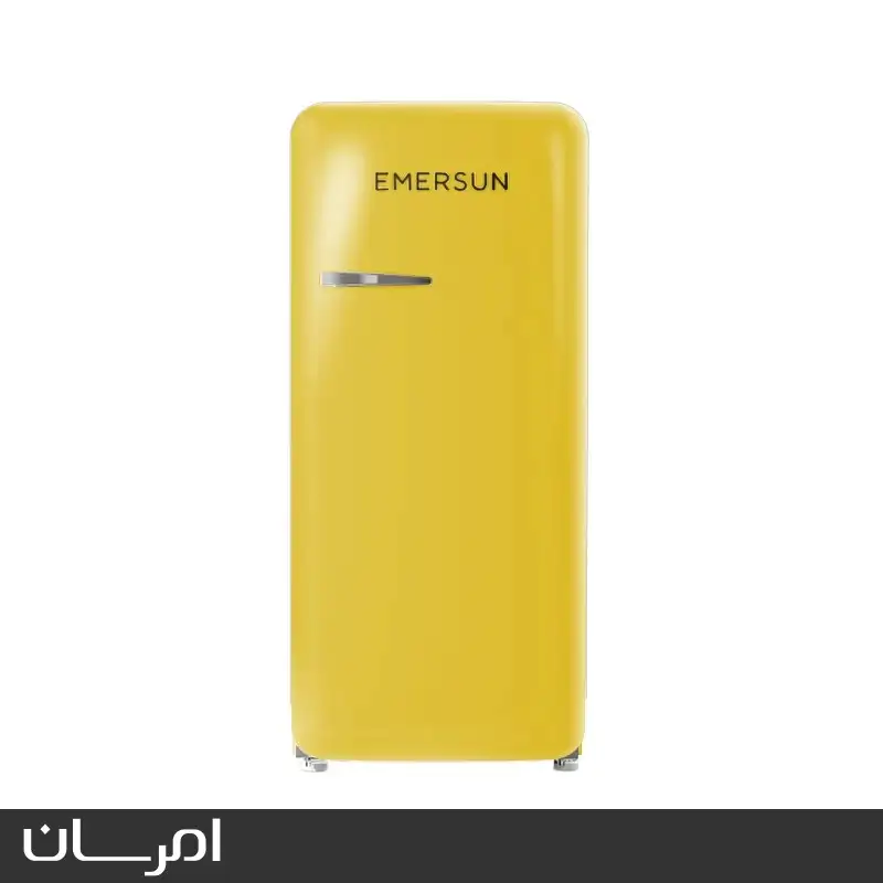 1703058883 یخچال تک امرسان 10 فوت کلاسیک مدل HRI1060T-CLA رنگ زرد - تصویر 1
