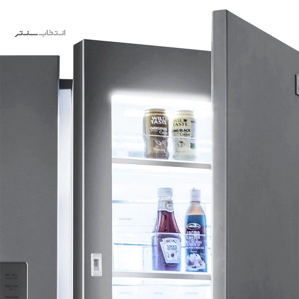 ساید بای ساید دوو سری پرایم 36 فوت مدل D4S-0036SS رنگ استیل - Image 3