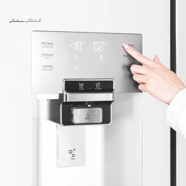 ساید بای ساید دوو سری پرایم 36 فوت مدل D4S-0036MW رنگ سفید متالیک - Image 2