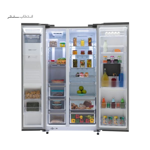 ساید بای ساید 32 فوت اسنوا سری هارمونی مدل SN8-2343 SS رنگ استیل - Image 3