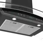 هود آشپزخانه بیمکث مدل 2010 سایز 80 رنگ مشکی - تصویر 2