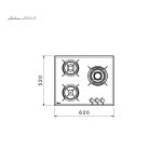 اجاق گاز صفحه ای بیمکث مدل 5015 - Image 2