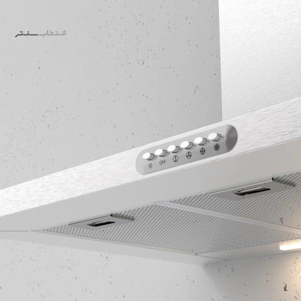 هود آشپزخانه بیمکث مدل 7002 سایز 60 رنگ استیل - Image 3