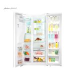 ساید بای ساید اسنوا سری گالری 32 فوت مدل SN8S-3032GW رنگ سفید متالیک - Image 2