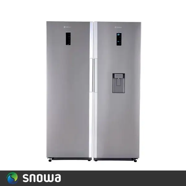 1720610119 یخچال فریزر دوقلو اسنوا سری هایپر 38 فوت مدل srd-sfd-m211ss - تصویر 1