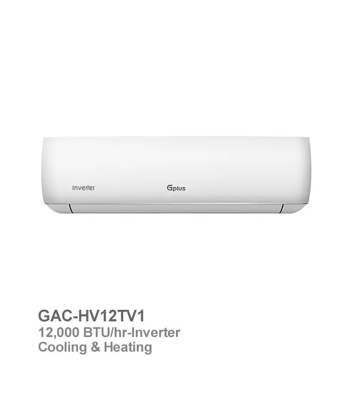 1gplus-inverter-air-conditioner-gac-hv12tv1 کولر اسپلیت اینورتر دیواری جی پلاس 12000 مدلGAC-HV12TV1 - Image 1