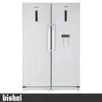 یخچال فریزر دوقلو بیشل مدل 103W/104W رنگ سفید براق