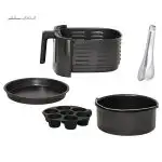 سرخ کن بدون روغن ناسا الکتریک مدل NS-811 مشکی - تصویر 4