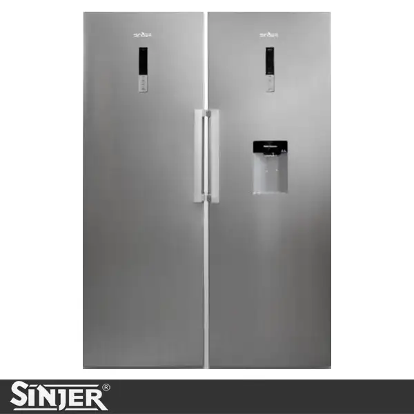 RF6099-S یخچال فریزر دوقلو سینجر مدل RF6099 S رنگ نقره ای - تصویر 1
