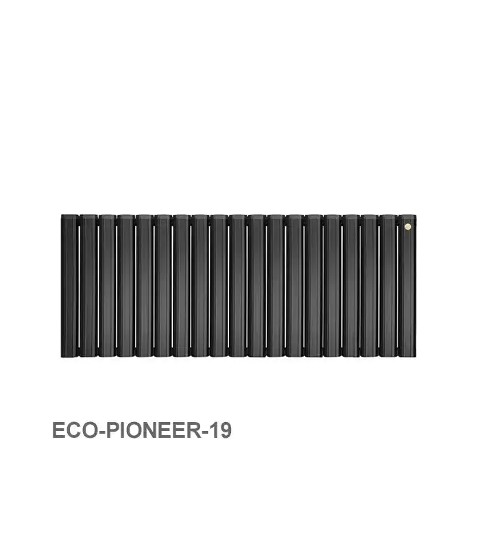 anit-aluminium-radiator-eco-pioneer19-black رادیاتور آلومینیومی آنیت مدل اکو پایونیر مشکی 19 پره - تصویر 1