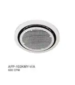 فن کویل کاستی مدور 600CFM آرن مدل AFP-102KM4-V/A
