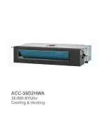 داکت اسپلیت سرد و گرم ATP مدل ACC-36D2HWA