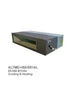 داکت اسپلیت تروپیکال آکس (AUX) مدل ALTMD-H60/5R1AL