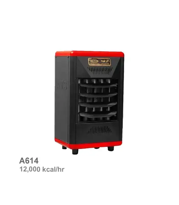 azartahvieh-heater-a614 مینی هیتر گازی دو دور آذر تهویه مدل A614 - تصویر 1
