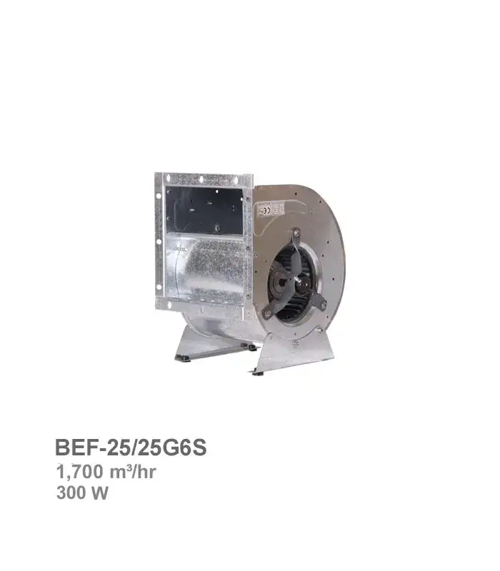 damandeh-fan-bef-25-25g6s فن سانتریفیوژ دوطرفه فوروارد دمنده مدل BEF-25/25G6S - تصویر 1