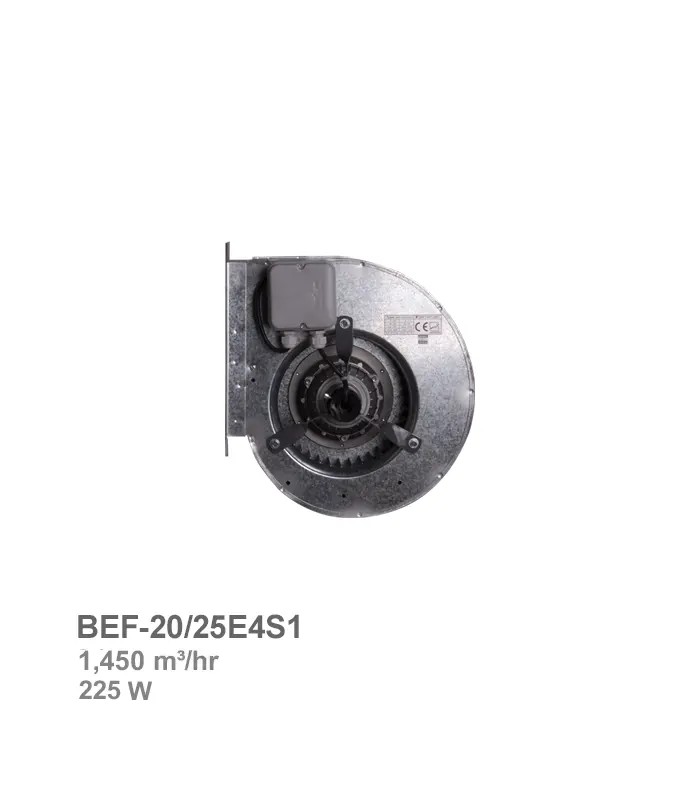 damandeh-fan-bef-20-25e4s1 فن سانتریفیوژ دوطرفه سه سرعته فوروارد دمنده BEF-20/25E4S1 - Image 1
