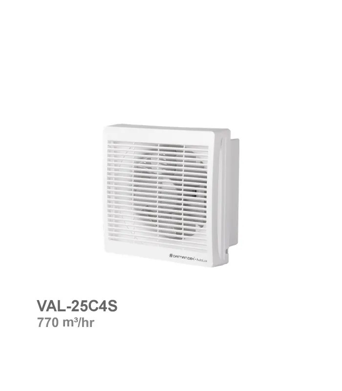 damandeh-fan-val-25C4S هواکش خانگی اتولوکس دمنده مدل VAL-25C4S - Image 1