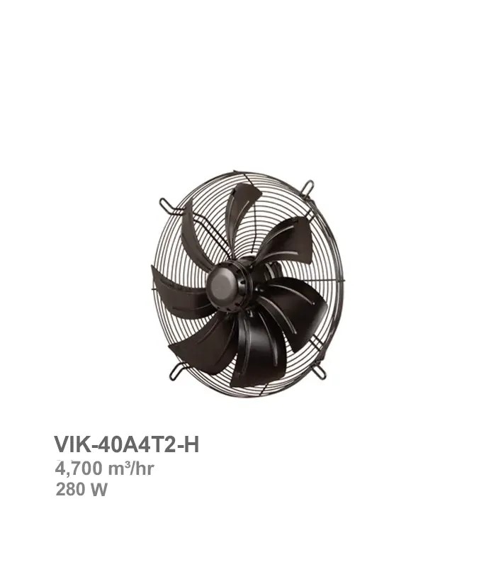 damandeh-fan-vik-40a4t2-h فن ایلکا هفت پر فلزی بدون قاب دمنده مدل VIK-40A4T2-H - Image 1