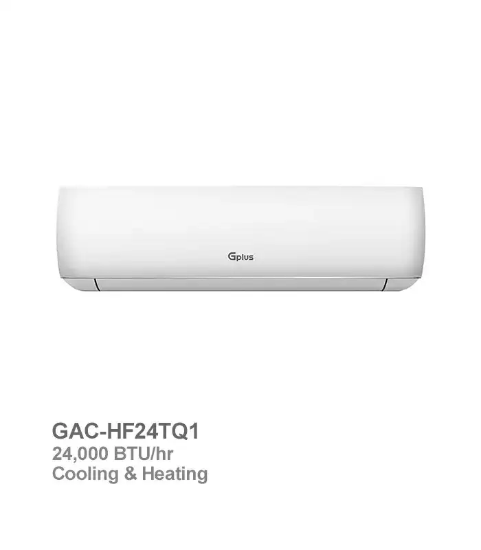 gplus-air-conditioner-gac-hf24tq1 کولر گازی ساده جی پلاس 24000 (+G) دیواری مدل GAC-HF24TQ1 - تصویر 1