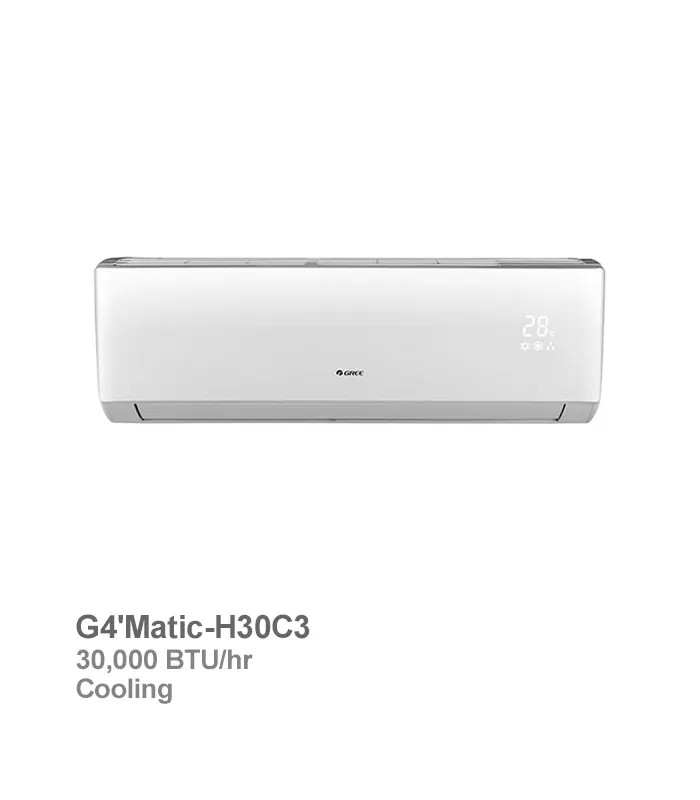 gree-cooling-air-conditioner-g4matic-h30c3 اسپلیت دیواری گری 30000 مدل G4matic-H30C3 - تصویر 1