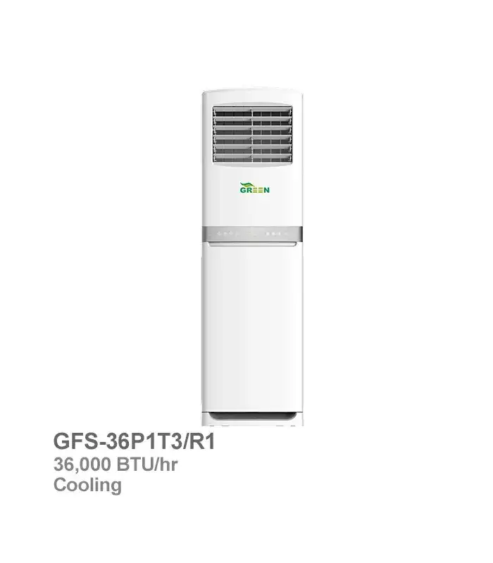 green-cooling-floor-standing-ac-gfs-36p1t3r1 کولر گازی ایستاده سرد حارهای گرین مدل GFS-36P1T3/R1 - تصویر 1