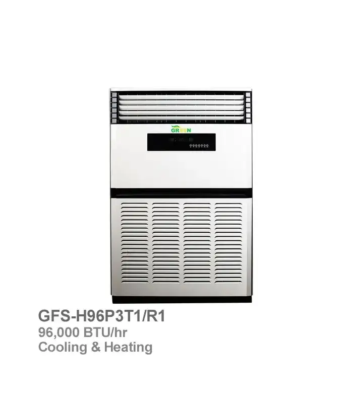 green-floor-standing-ac-gfs-h96p3t1-r1 کولر گازی ایستاده گرین مدل GFS-H96P3T1/R1 - تصویر 1