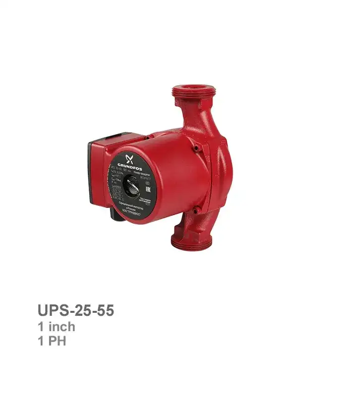 grundfos-circulator-pump-ups-25-55 پمپ سیرکولاتور گراندفوس مدل UPS-25-55 - تصویر 1