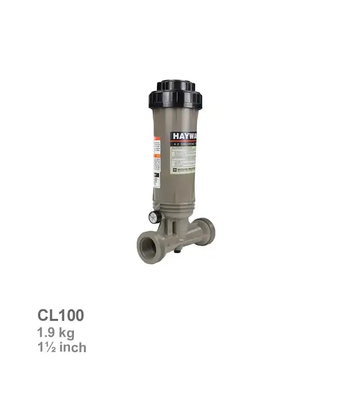 hayward-inline-chlorinator-cl100 کلرزن خطی هایوارد مدل CL100 - تصویر 1