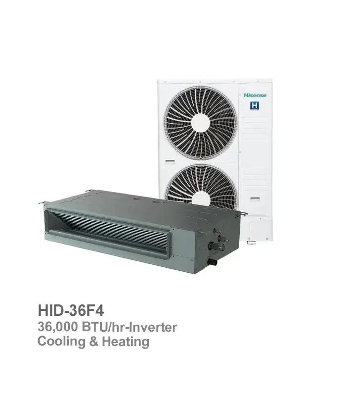 hisense-inverter-ducted-split-HID-36F4 داکت اسپلیت اینورتر هایسنس مدل HID36 - تصویر 1