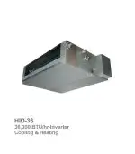داکت اسپلیت اینورتر هایسنس مدل HID36 - تصویر 2
