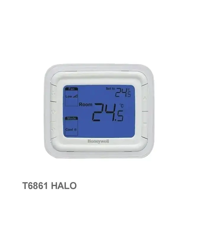 honeywell-thermostat-t6861-halo ترموستات دو فصل دیجیتال هانیول مدل T6861 HALO - تصویر 1