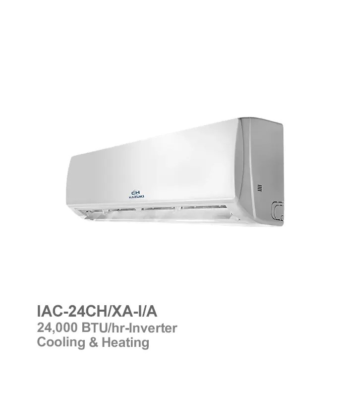 kazuki-inverter-ac-iac24ch-xa-i-a کولرگازی کازوکی 24هزار سرد و گرم مدل IAC-24CH/XA - تصویر 1