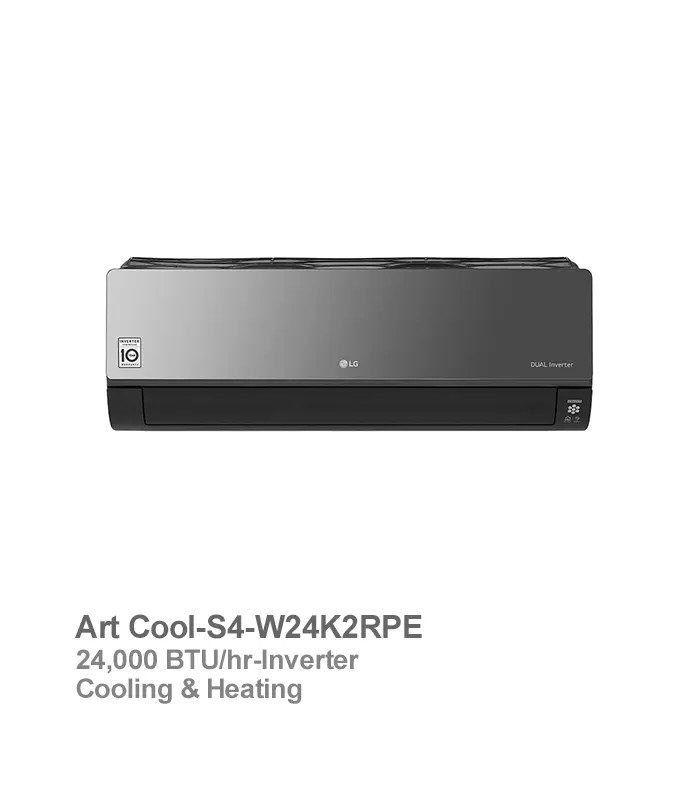 lg-inverter-ac-artcool-s4-w24k2rpe کولر گازی اینورتر ال جی سری Art Cool مدل S4-W24K2RPE - Image 1